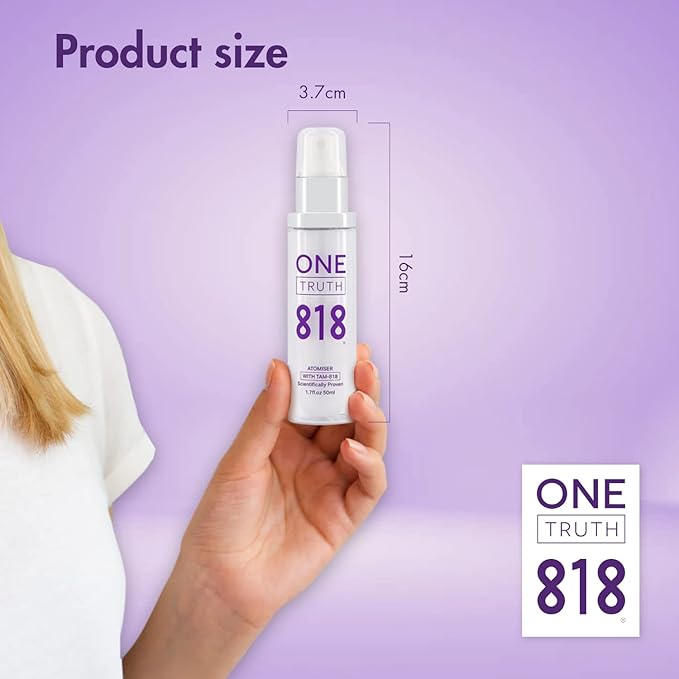 One Truth 818 Atomiser Spritz with TAM-818 | Telomerase Activation | Anti-Aging Face Mist