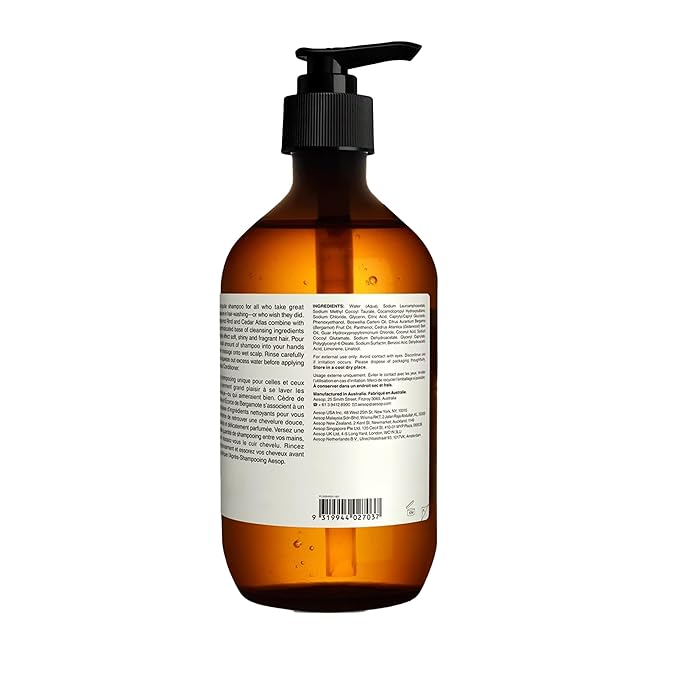 Aesop Shampoo and Conditioner Set for All Hair Types | Purifying & Hydrating Hair Care Duo with Bergamot Rind, Frankincense & Cedar Atlas | Gentle & Color-Safe | 16.9 oz (Set of 2)