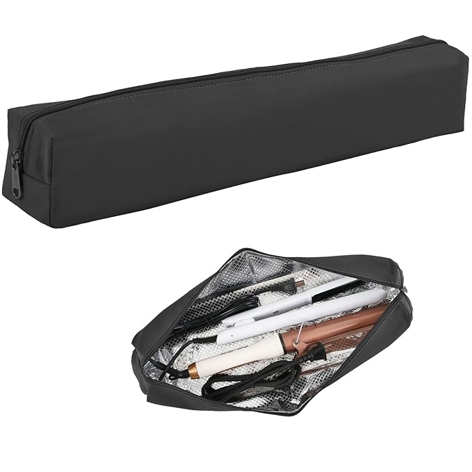 Suafrnut Professional Heat Resistant Hot Hair Tools Organizer Bag