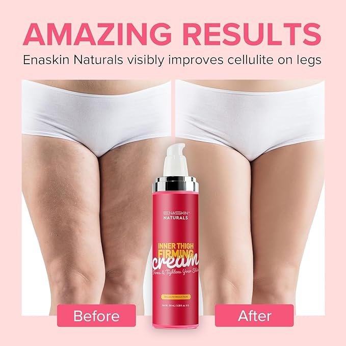 Cellulite Remover for Legs & Inner Thigh- Skin Tightening Lotion for Womens' Booty, Stomach & Belly