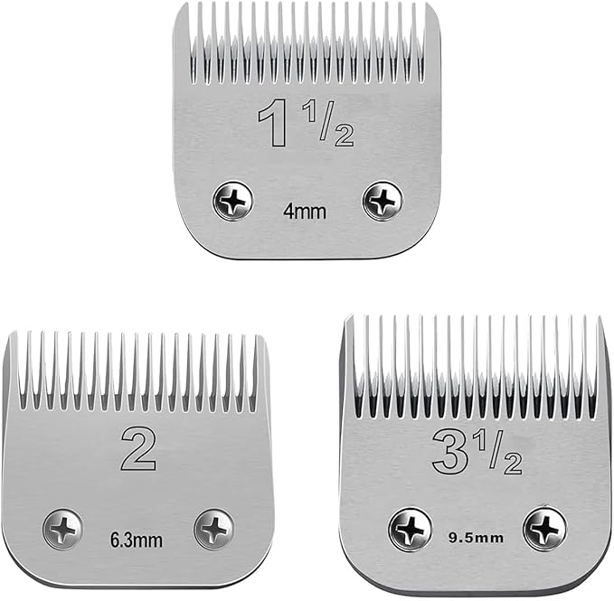 Replacement Ceramic Blades Set,Compatible with Andis,Oster 76,Wahl KM10