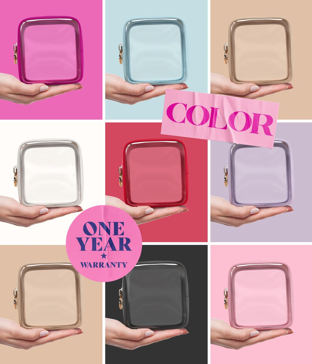 Makeup Bag for Women, Travel Cosmetic Organizer, Waterproof Toiletry Pouch