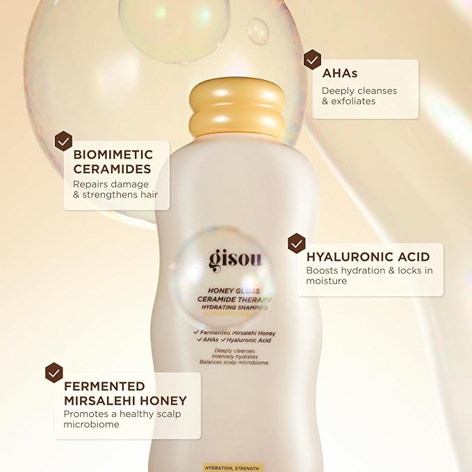 Gisou Honey Gloss Ceramide Therapy Hydrating Shampoo (8.5 fl.oz)