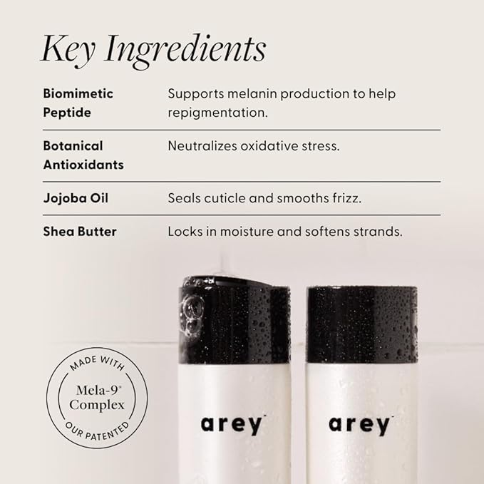 Arey Shower Duo, Reduces Signs of Aging Grey Hair, 2 Pack