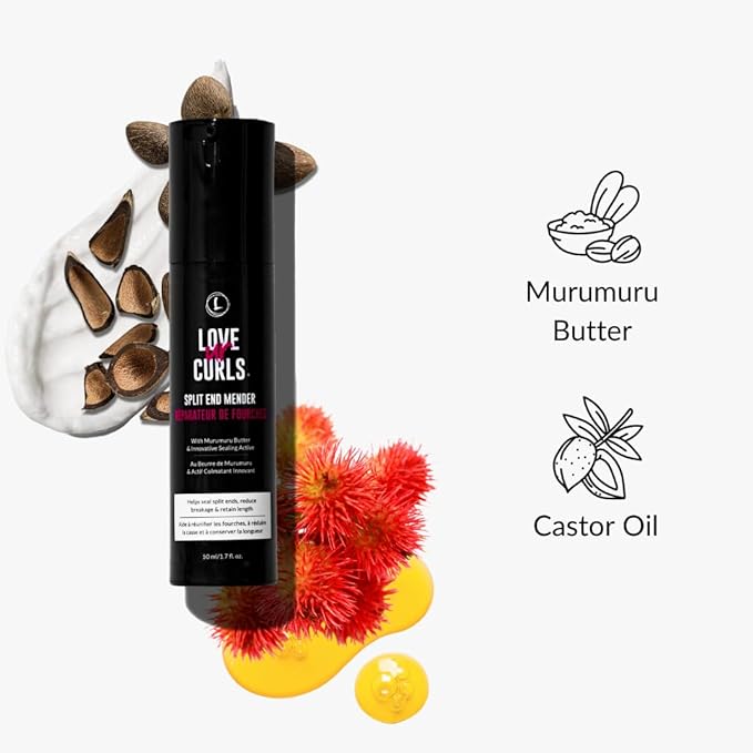 Love Ur Curls Split End Mender - Leave In Treatment for Dry Curly Hair
