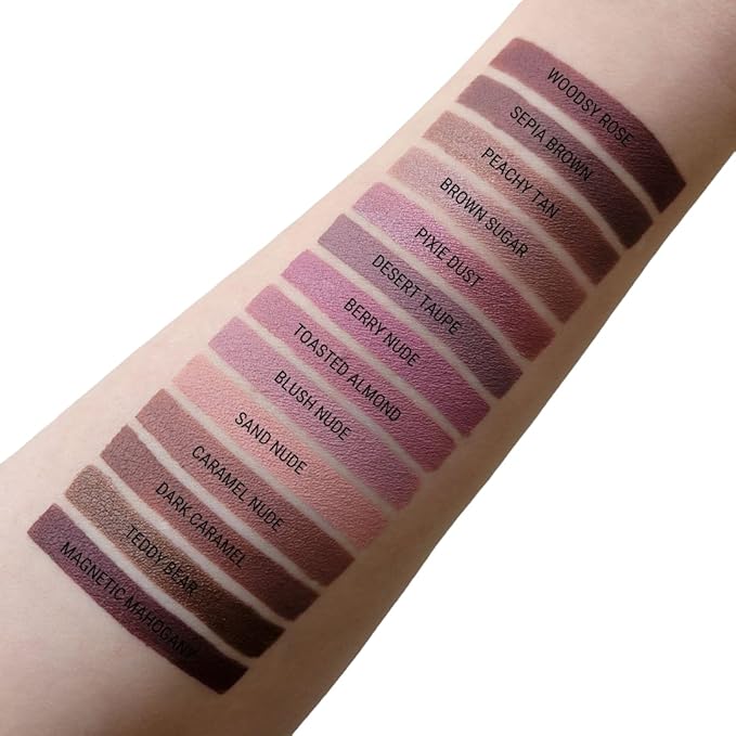 Aromi Peachy Tan Metallic Liquid Lipstick - Sepia Bronze Shade