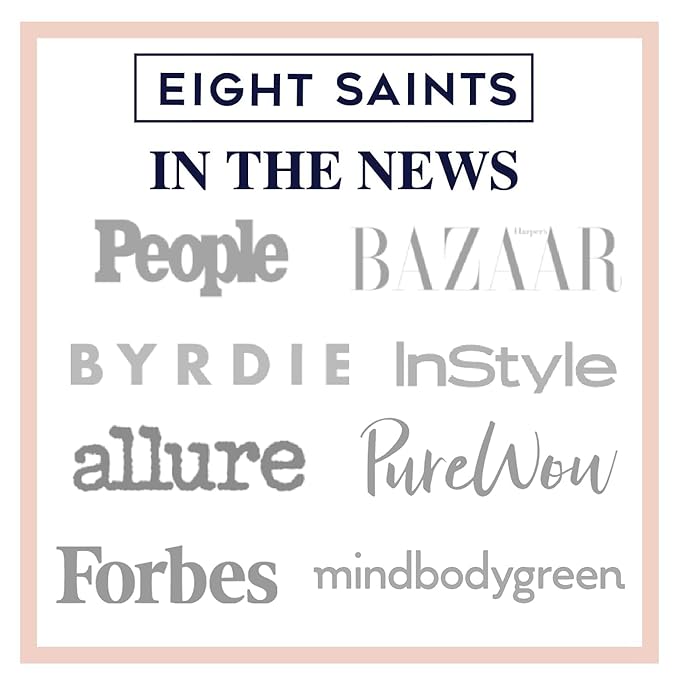 Eight Saints Bright Side Cream Facial Cleanser, Non-Foaming Face Wash, Gentle & Effective Cleanser, Makeup Remover, Nourishing & Hydrating, with Glycolic Acid, Vitamin E, & Antioxidants, 2oz