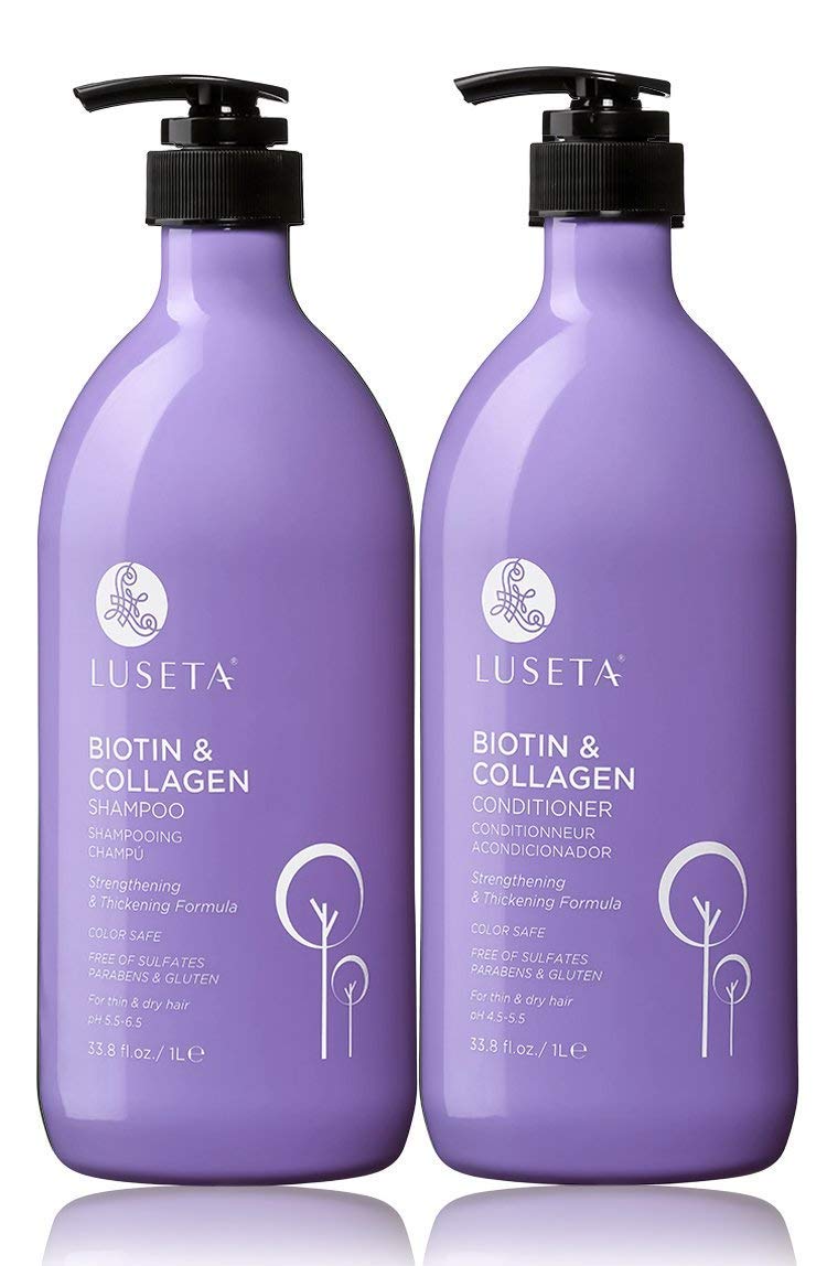 Luseta Glossy Pearl Shampoo and Conditioner Set Color Safe