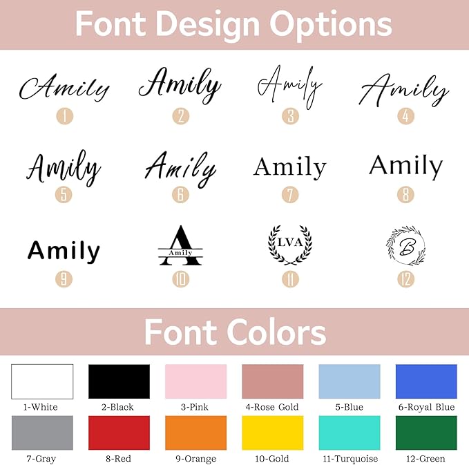 Dazurea Personalized Makeup Bag for Women, Printed Initials Name Cosmetic Bag with Handle, Customized PU Leather Travel Toiletry Bag for Girls, Gifts for Bridesmaid, Daughter, Wife, Mothers Day