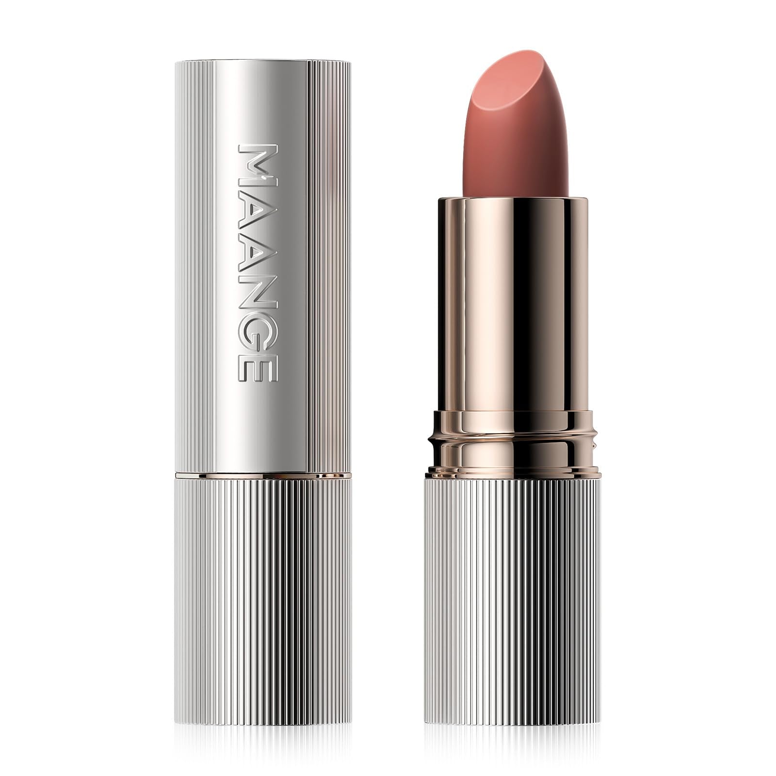 MAANGE Lipstick, Matte Lipstick Long Lasting Transfer-Proof Waterproof & Hydrating Lip Makeup, Full Coverage for a Nourishing Pout,1 Count-N103