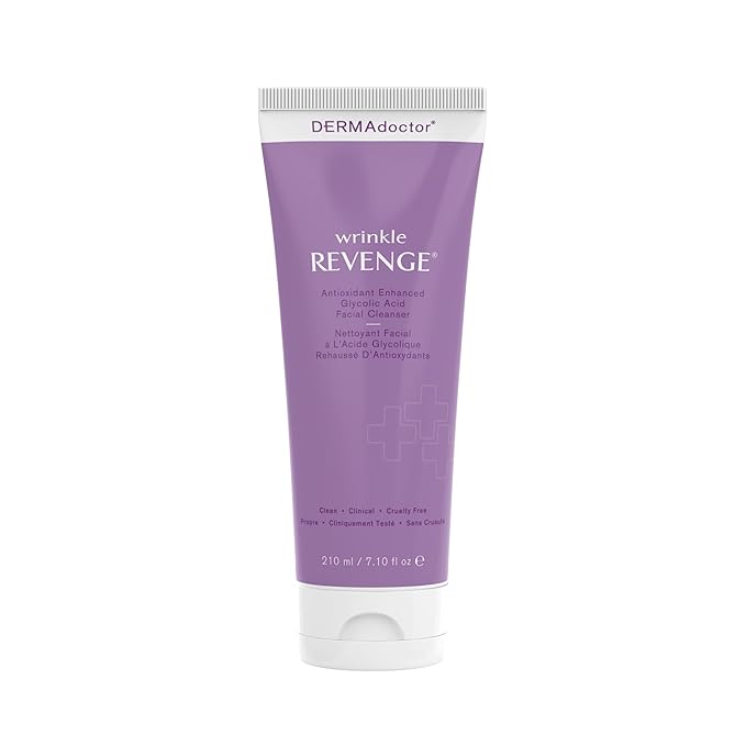 DERMAdoctor Glycolic Acid Face Wash for Fine Lines & Wrinkles, 7.1 oz