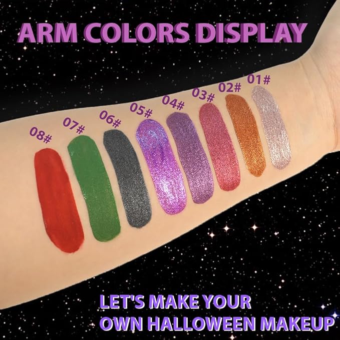 CAKAILA Taupe Metallic Lipstick for Women,Glitter Sparkling Liquid Lipstick,Long Lasting Waterproof Lightweight Comfortable Non-Drying Bold Dark Lip Gloss for Gothic Stage Makeup,Cruelty Free