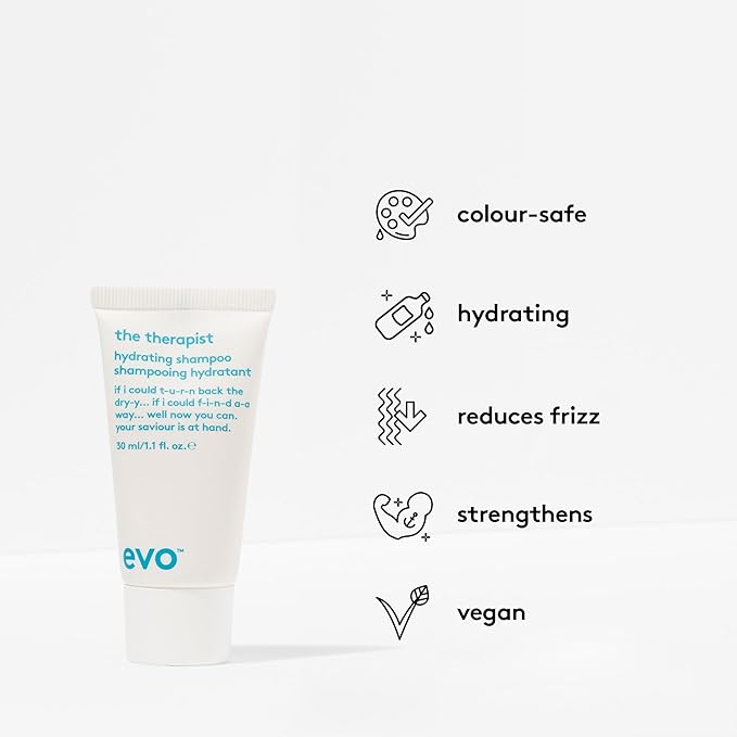 Evo Dry Hair Gift Set - Hydrating Shampoo, Sulfate-Free Conditioner, Hair Mask & Leave-In Cream - For Dull, Color-Treated Hair