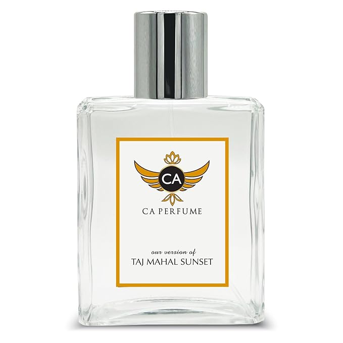 CA Perfume Impression of Taj Mahal Sunset For Women Long Lasting Fragrance Eau de Parfum Spray Bottle 3.4 Fl Oz/100ml