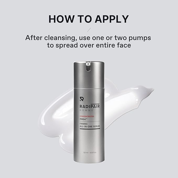 RADIPAIR HOMME – Korean All-in-One Serum for Men | Hydrates, Soothes & Repairs | 4.05 fl oz with Patented TFM