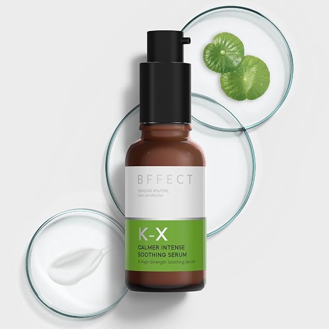 BFFECT Centella Asiatica Serum,Calmer Intense Soothing Serum with Madecassoside for Sensitive Skin, Soothe & Repair Skin Barrier, Redness Relief, Fragrance Free, 1 Fl Oz