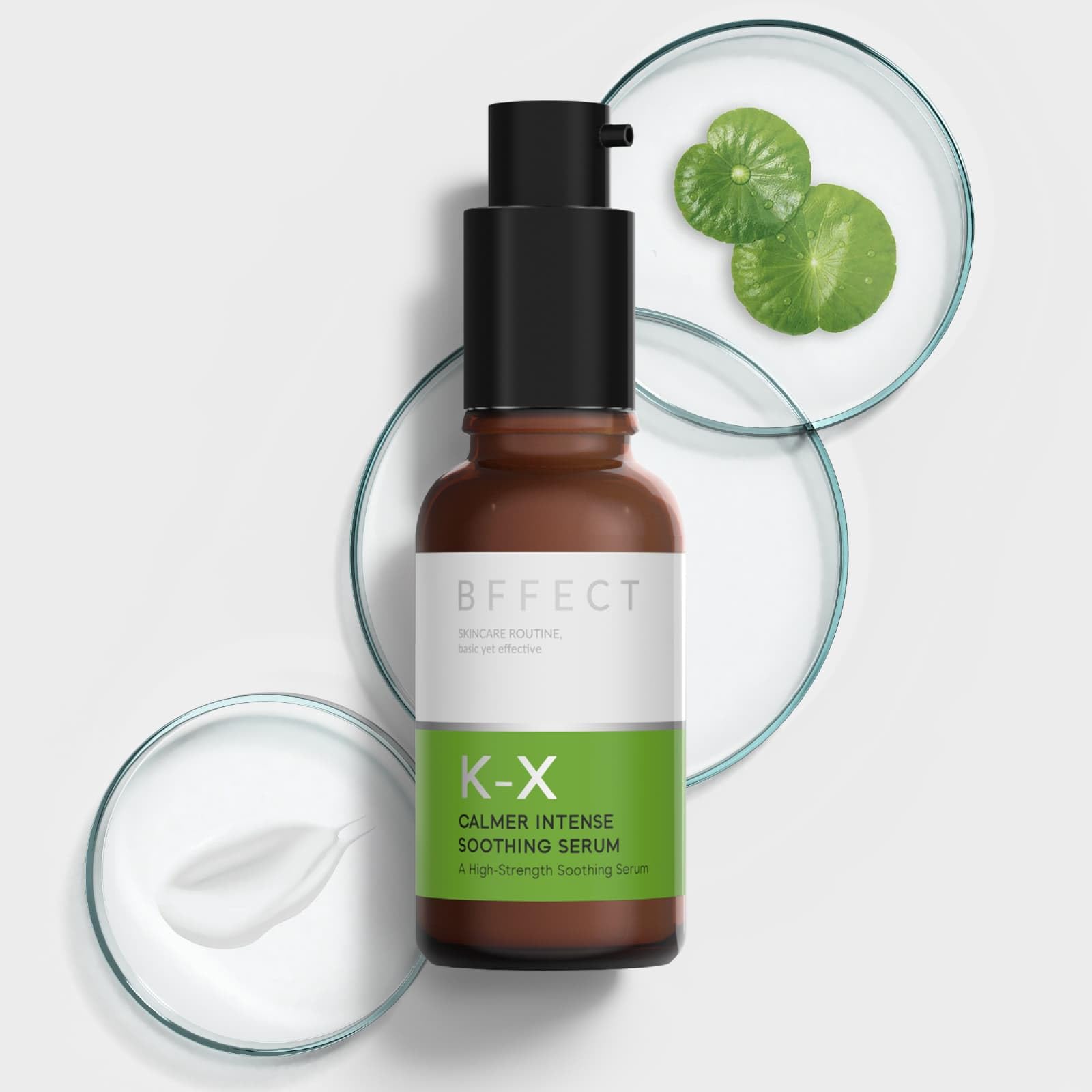 BFFECT Centella Asiatica Serum,Calmer Intense Soothing Serum with Madecassoside for Sensitive Skin, Soothe & Repair Skin Barrier, Redness Relief, Fragrance Free, 1 Fl Oz