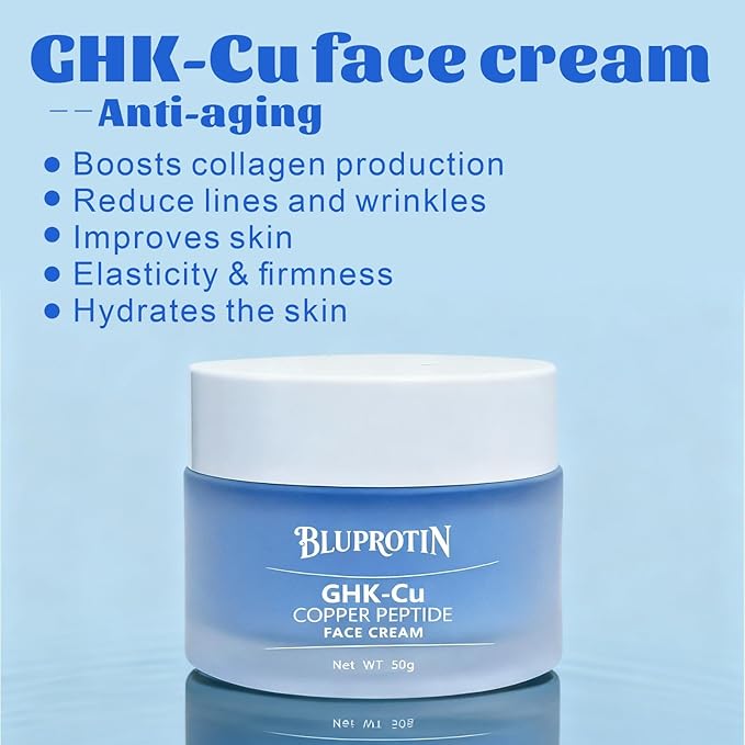 Copper Peptide Face Cream – Skin Barrier Support Daily Skincare Moisturizer