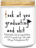 Graduation Gifts, 2026 Funny Graduation Gift for Her Him, Best Grad High School College Congratulations Masters PhD Degree Nurse - Lavender Scented Candles