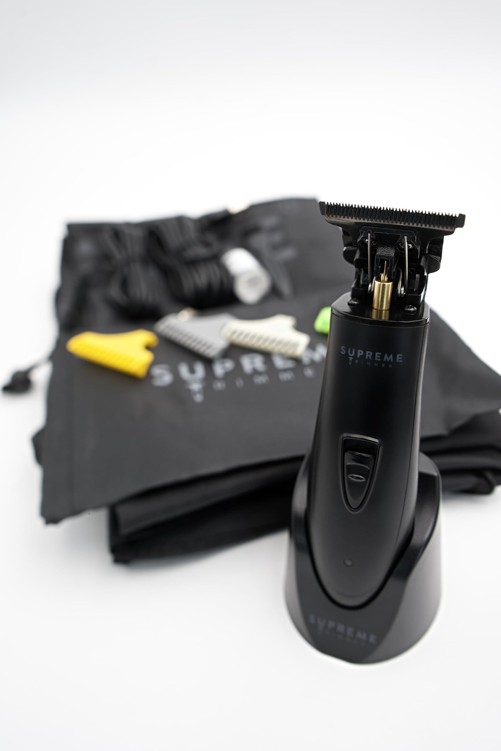 Supreme Trimmer Professional T Shaper | Cordless Hair & Beard Liner for Men | Low Noise, Precision Edger Clippers | Ideal for Sensitive Skin, Kids & Elderly | Barber & Home Use