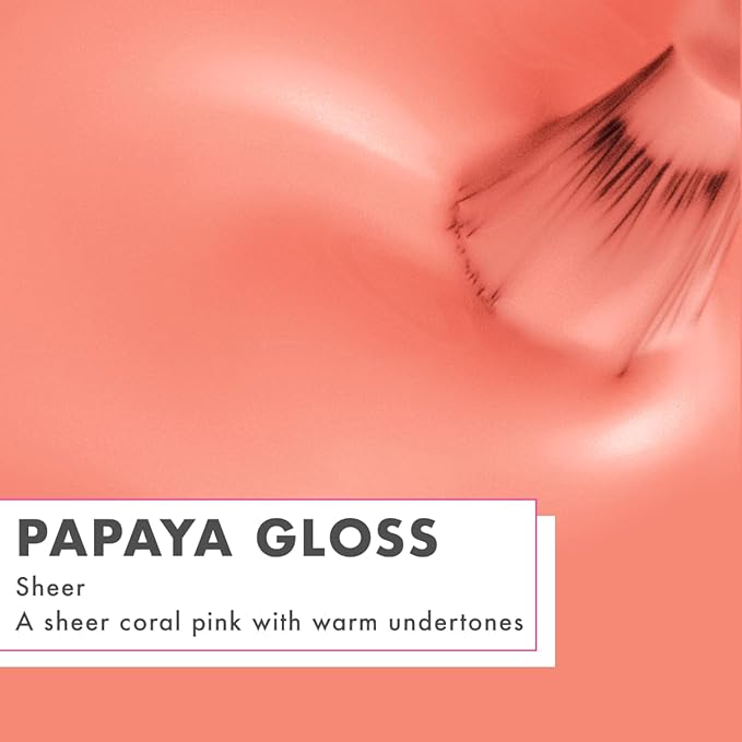 Olive & June Long Lasting Nail Polish, Papaya Gloss Coral