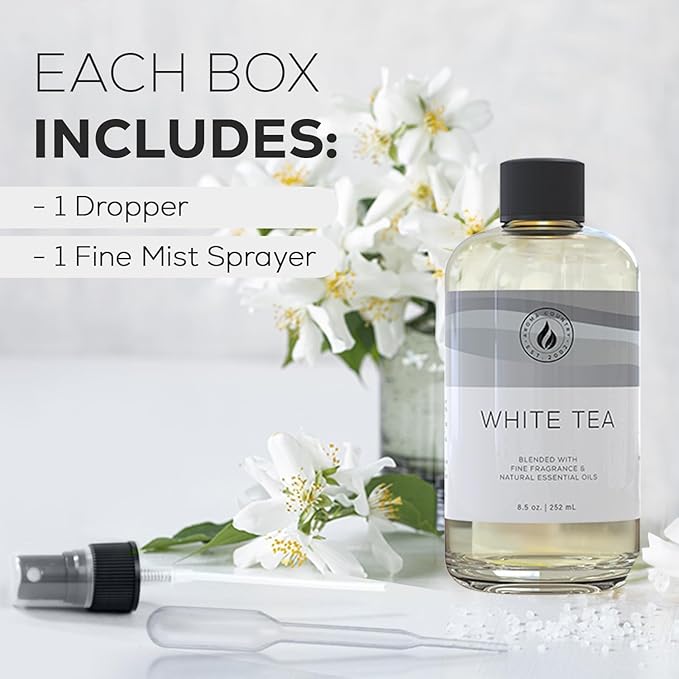 Aroma Country White Tea Luxury Diffuser Oil Refill (4 Fl Oz)