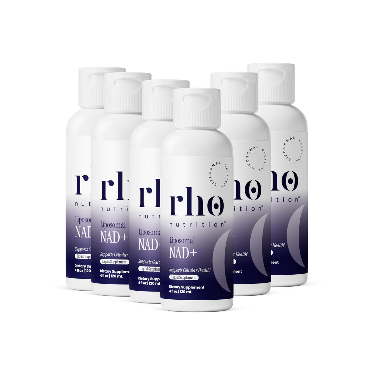 Rho Nutrition Liposomal NAD+ Liquid Supplement (6 Pack)