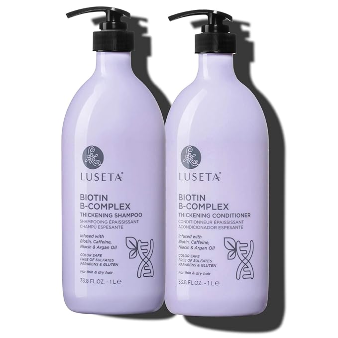 Luseta Biotin B-Complex Shampoo & Conditioner Set 2 x 33.8oz