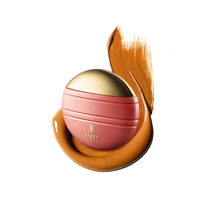 Kirby Kosmetics Konfident Glow Skin Tint – Bronze Bravery Hydrating Oil-Free Glass-Skin Foundation, Buildable Light-to-Medium Coverage, 30 ml – Inclusive Clean Makeup for Radiant Confidence