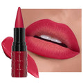CAKAILA Red Gradient Matte Lipstick Crayon Lip Liner pencil,Crayon Form and Cone Tip 2-in-1 Lip Liner and Lipstick Lip Combo Set Achieve Flawless Contour Gradual Ombre Effect lip Pencil for Old Women