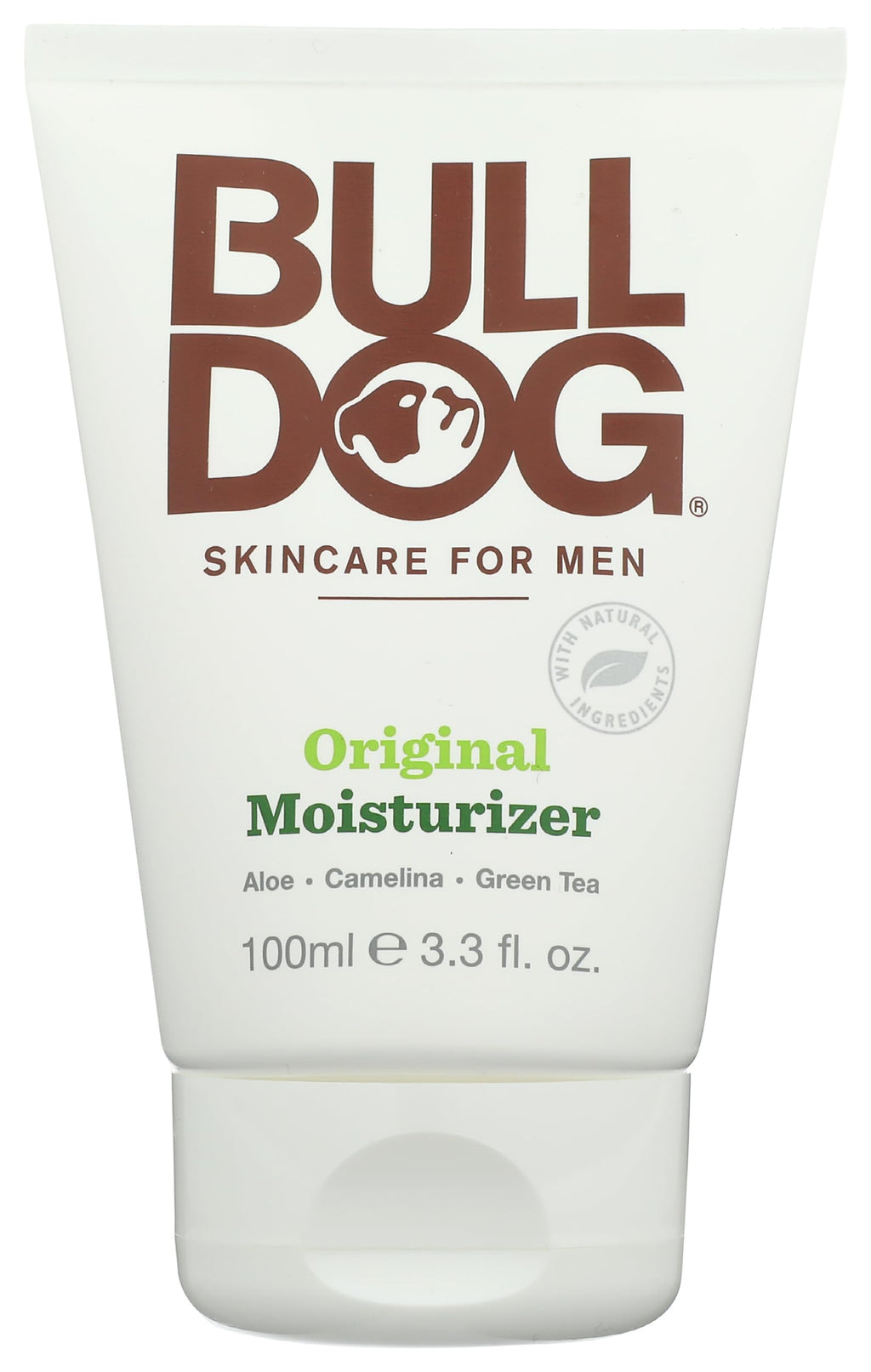 BULLDOG Mens Skincare and Grooming Face Moisturizer Original, 3.3 Fluid Ounce