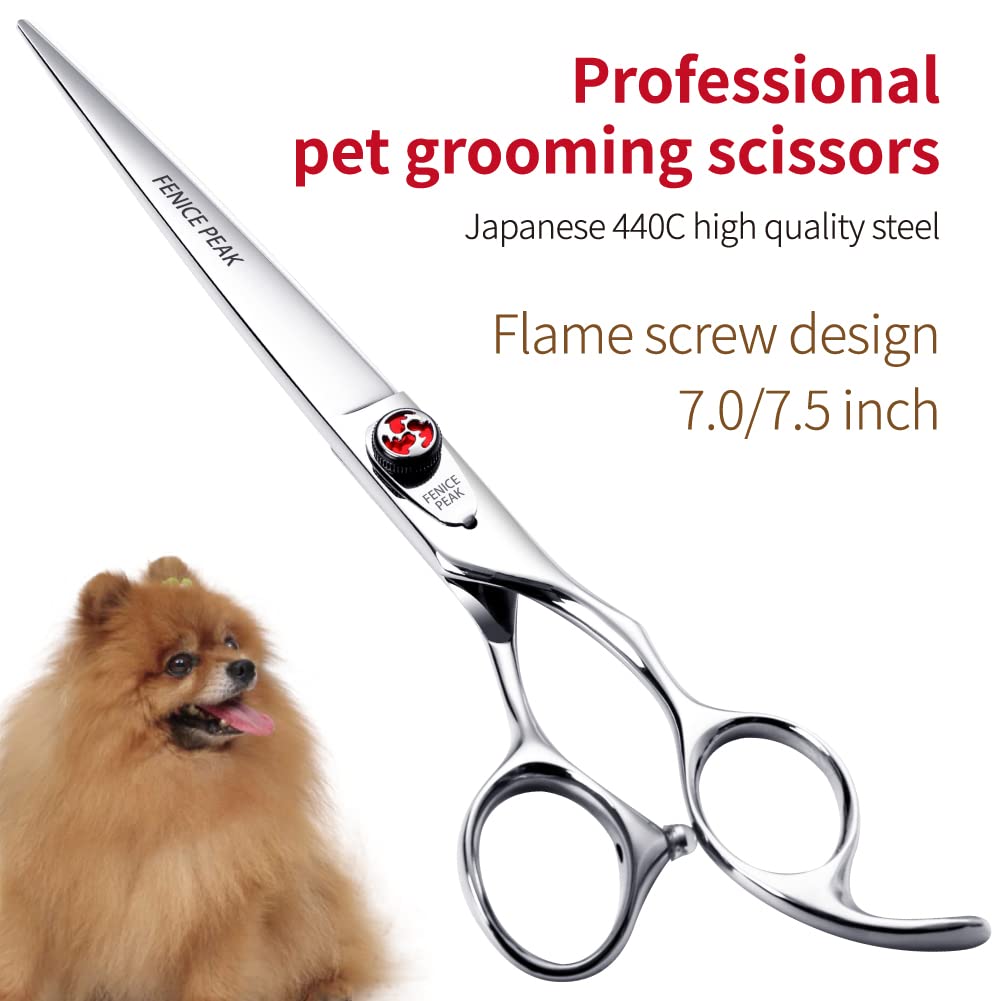 Fenice 7"/7.5" Hair Cutting Scissors - 440C Stainless Steel Sharp Scissors - Haircuts for Men, Women and Children