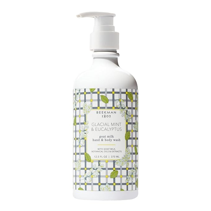 Beekman 1802 Goat Milk Hand Soap, Glacial Mint & Eucalyptus, 12.5 fl oz