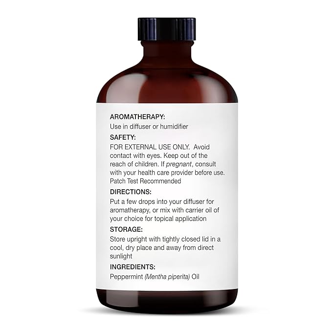 Majestic Pure Peppermint Essential Oil for Diffuser - 4 Fl Oz