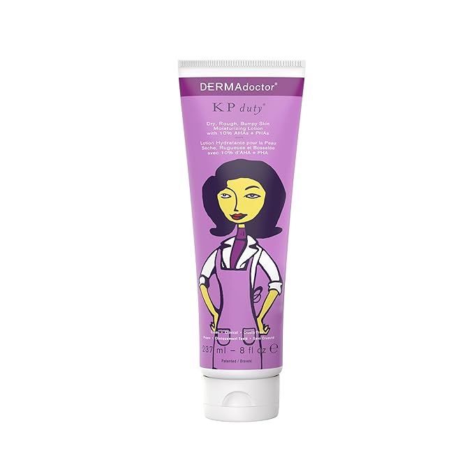 DERMAdoctor KP Moisturizing Lotion, Keratosis Pilaris Body Cream, 8 oz
