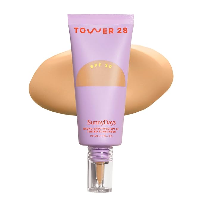 Tower 28 SunnyDays SPF 30 Tinted Sunscreen Foundation, Shade 20 (1 oz)