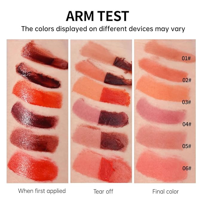 KXmzeG Matte Lip Liner Peel Off Lip Stain, Long Lasting Peel Off Lip Liner Stain, Peel-off Lip Gloss For All Skin Types, Transfer-proof Highly Pigmented Color Waterproof, 01#(01#, Pack of 1)