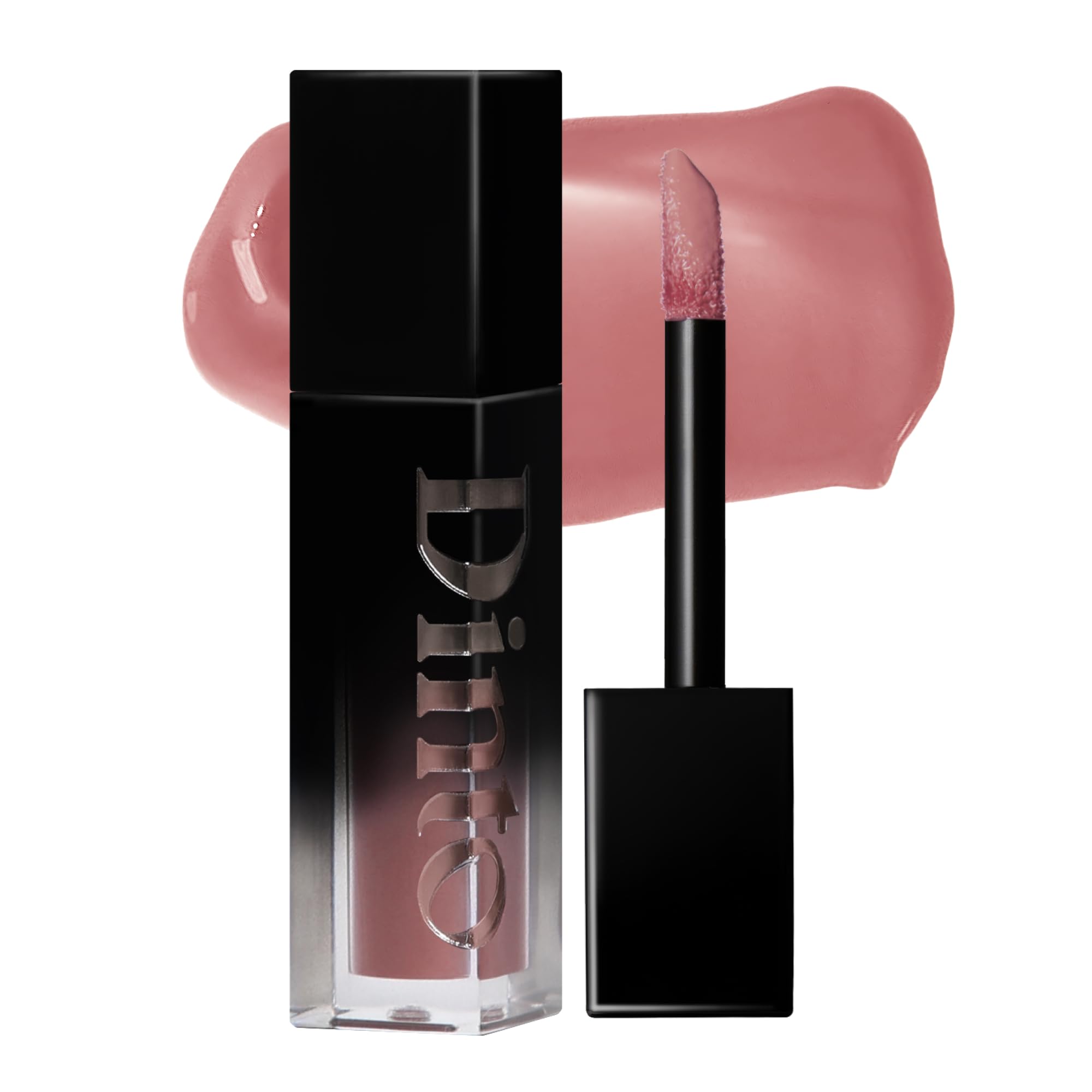 DINTO Blur-Glowy Mini Lip Tint (253 Ad Veritas) – Dewy Finish Glowy Korean Lip Tint, Long Lasting All Day Stain, Muted Pink Beige, Vegan & Cruelty-Free, 0.04 fl oz