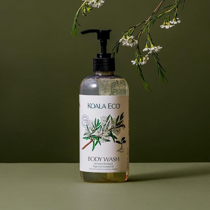 Koala Eco Body Wash, Australian Rosalina & Peppermint Essential Oil, 16oz