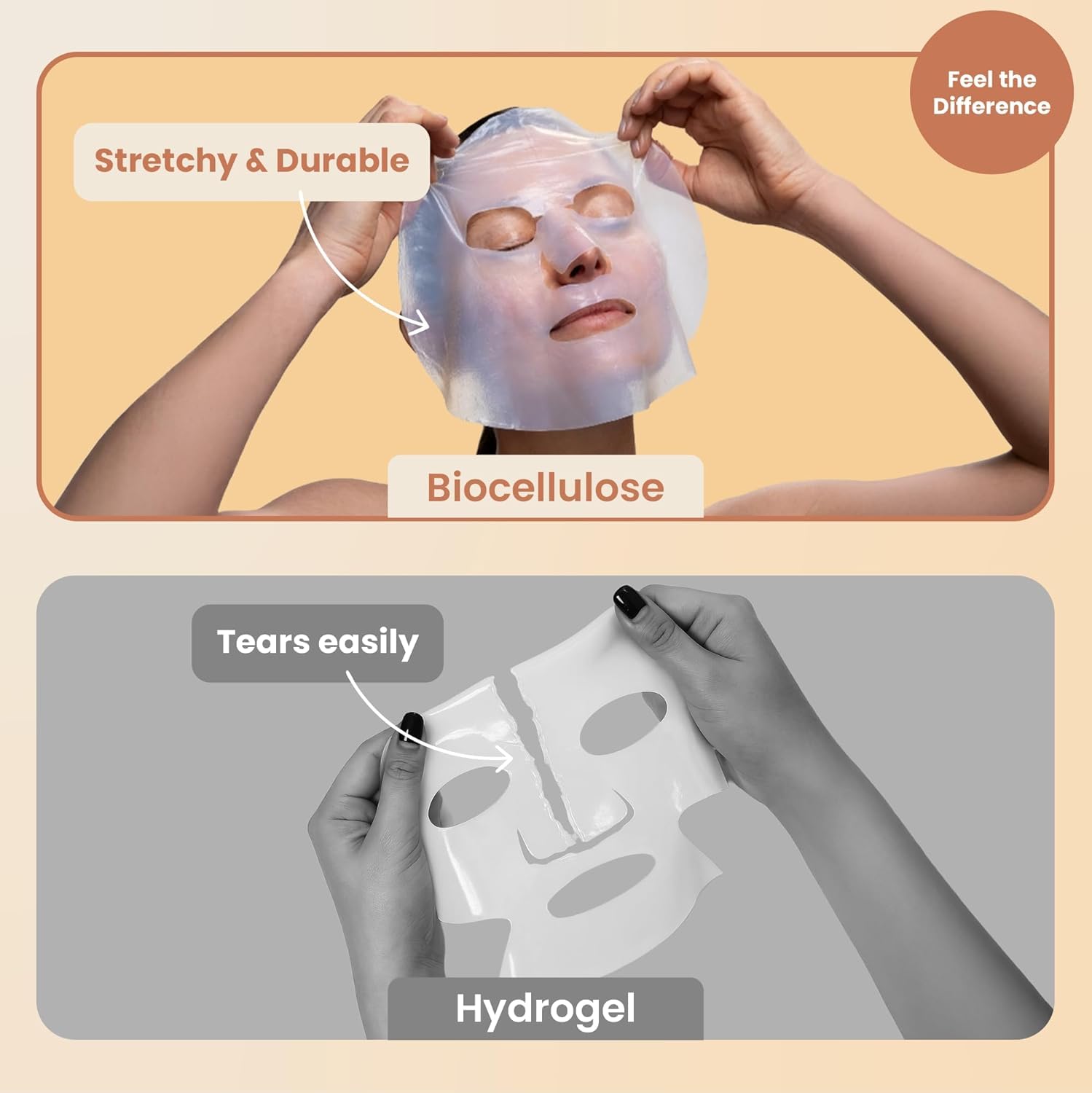 Body Restore Collagen Face Sheet Mask, Niacinamide - Glow Radiance 5 Pack