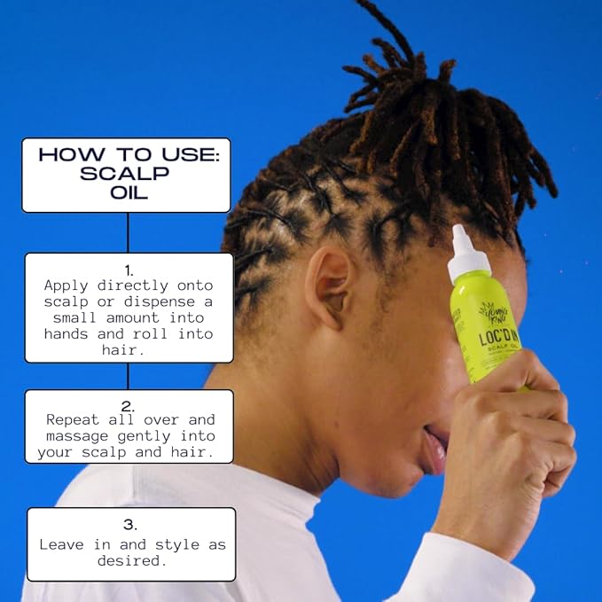 YOUNG KING HAIR CARE Scalp Oil for Boys & Men | Nourishes & Strengthens Curls | Black Castor Oil + Lemongrass | Moisturizes Dry Scalp & Hair | For Curly Hair, Braids, Locs & Twist | Plant Based | 4oz