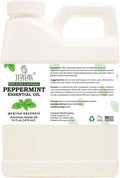 Tratak Organics 16 fl oz - Peppermint Essential Oil 100% Pure, Uncut and Natural, 16 fl oz - Peppermint Essential Oil for Aromatherapy, Diffuser, Hair Care, Skin Massage - with Dropper
