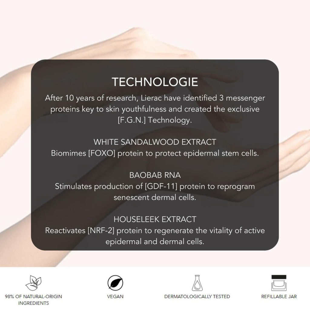 Lierac The Silky Face Cream - Age Defying, Wrinkle-Minimizing Face Moisturizer Cream for Woman, Fine Lines, Hydrating, Tightens & Smooths Skin with Niacinamide & Hyaluronic Acid, Sensitive Skin - 50ml