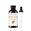 Majestic Pure Essential Oil with Glass Dropper - 100% Pure and Natural - Essential Oils for Diffuser, Aromatherapy, Soap and Candle Making, Brazillian Orange Essential Oil, Orange Oil, 1 Fl Oz