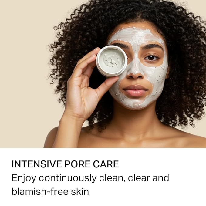 Y’OUR Purifying Detox Face Mask: Blackhead, Whitehead & Pore Remover; Anti-Acne & Pimple Care; Cleansing & Exfoliating; With Salicylic Acid & Bentonite Clay Mud Mask