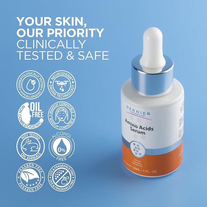 Dernier Amino Acid Face Serum, Provitamin B5, Hydration & Barrier Support