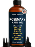 Batana Rosemary Oil for Hair Growth 6 fl oz - Lightweight Scalp Oil for Dry, Damaged Hair & Frizz Control - Aceite de Romero Para el Cabello - Nexon Botanics