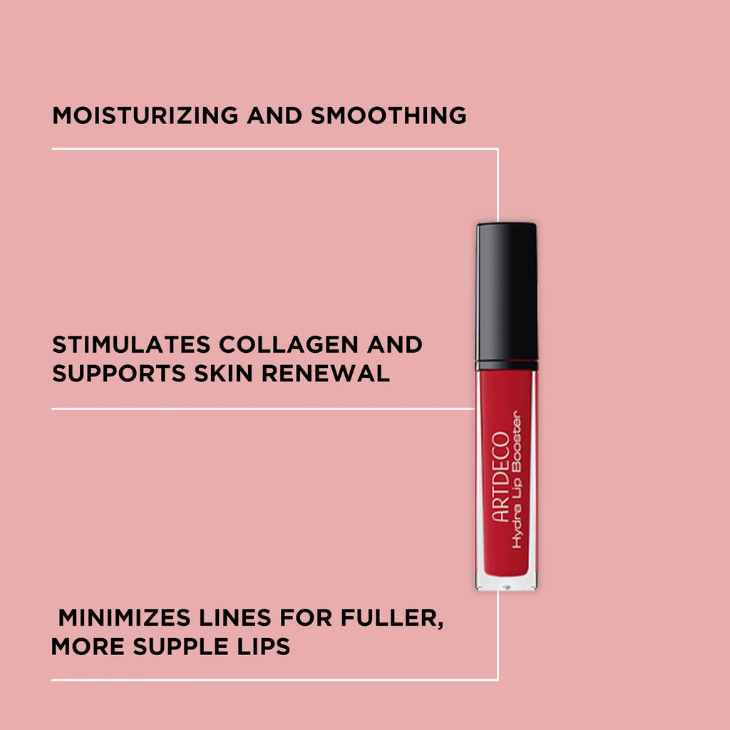ARTDECO Hydra Lip Booster - Translucent Skipper’s Love - Hydrating Lip Gloss - Boosting Effect - Color Hint & Beautiful Shine - Non-Sticky Finish - Lip Care - Lip Oil - Makeup - Hyaluron - 0.21 Fl Oz