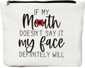 Funny Gifts for Women Makeup Bag Friendship Gifts Cosmetic Bag Zipper Pouch