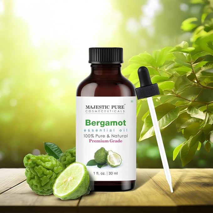 Majestic Pure Bergamot Essential Oil for Diffuser - 1 fl oz